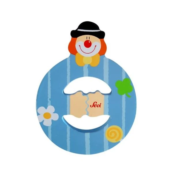 WOODEN LETTER Θ CLOWN
