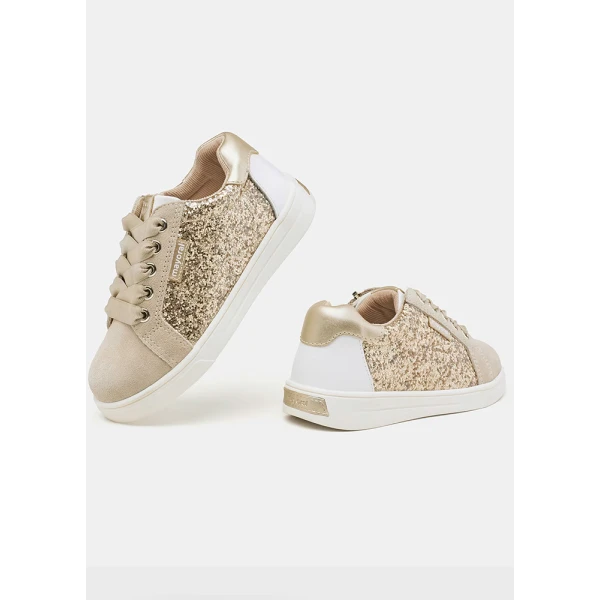 MAYORAL SNEAKER URBAN ΜΠΕΖ-ΧΡΥΣΟ