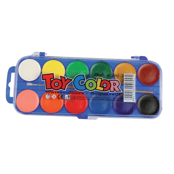 ΝΕΡΟΧΡΩΜΑΤΑ 12 ΧΡ. TOY COLOUR 