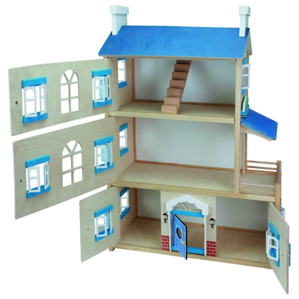 DOUBLE-SIDED VERY LARGE WOODEN HOUSE