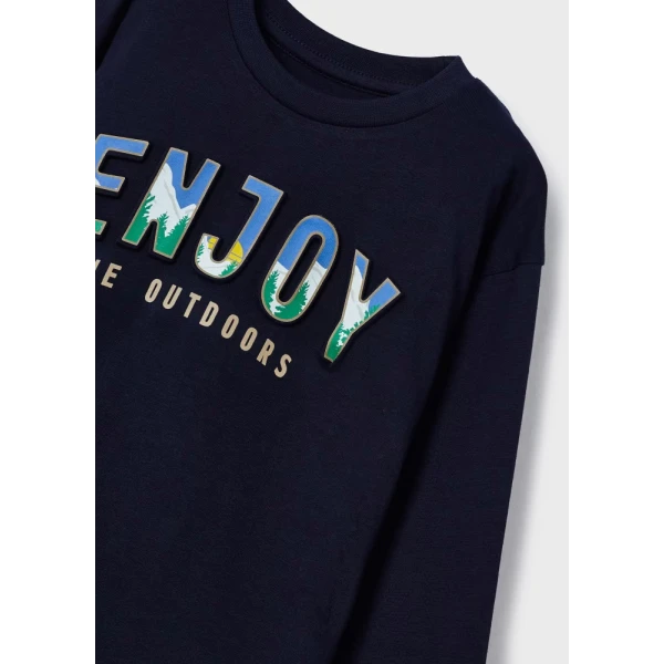 MAYORAL BLOUSE LONG SLEEVES BLUE