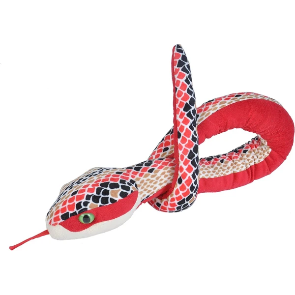 WILD REPUBLIC PLUSH SNAKE RED SCALES