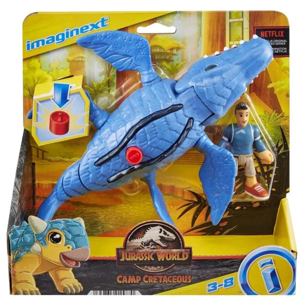 IMAGINEXT JURASSIC WORLD DINOSAUR AND FIGURE - 4 DESIGNS