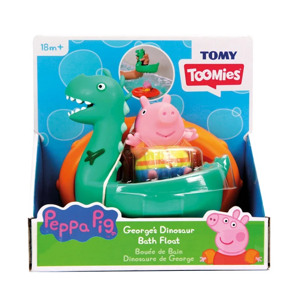 TOMY TOOMIES ΒΡΕΦΙΚΟ ΠΑΙΧΝΙΔΙ ΦΟΥΣΚΩΤΑ ΣΩΣΙΒΙΑ PEPPA PIG - 2 ΣΧΕΔΙΑ