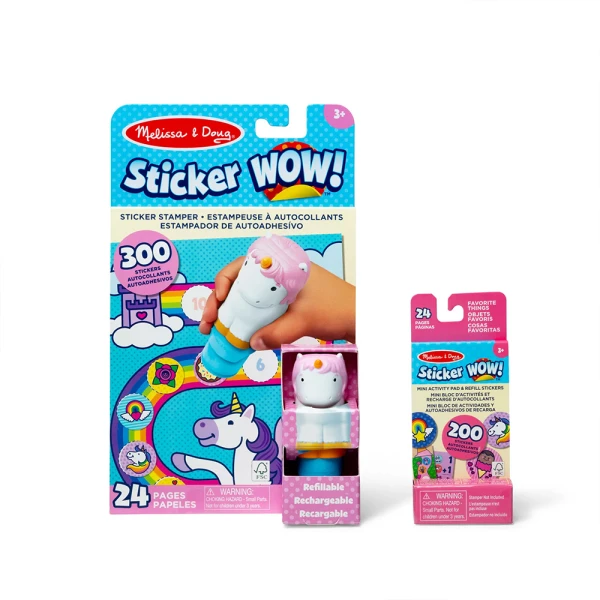 MELISSA & DOUG WOW STICKERS - 4 DESIGNS