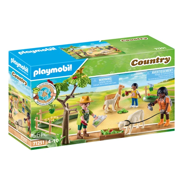 PLAYMOBIL COUNTRY ALPACA HIKE