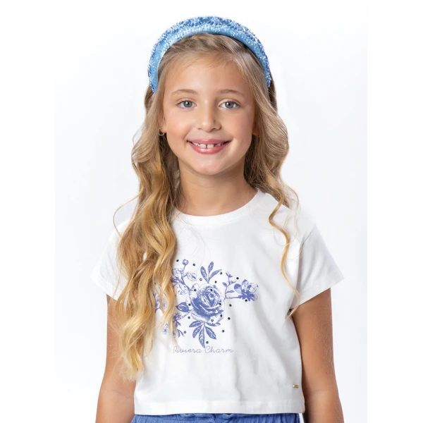 ENERGIERS BLOUSE GIRL BEBE ECRU