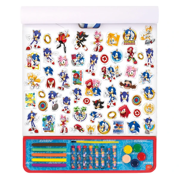 GIGA BLOCK DRAWING SET SONIC THE HEDGEHOG 5 IN 1 FOR AGES 3+
