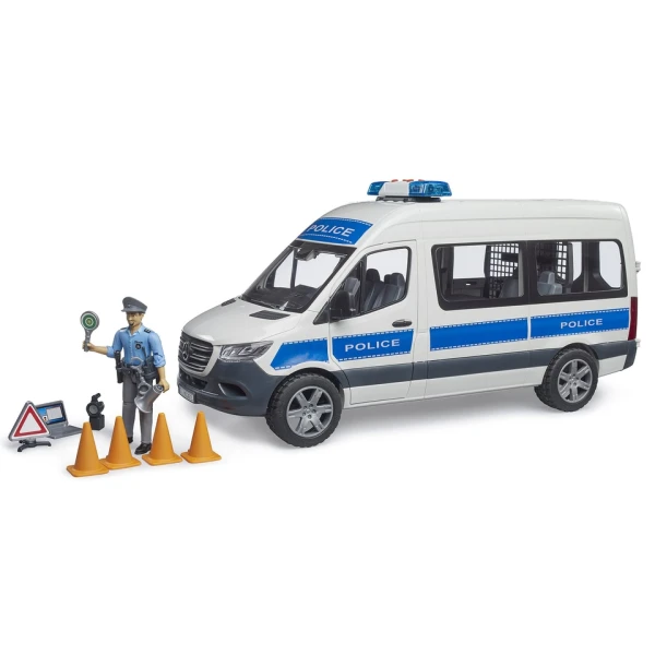 BRUDER ΑΣΤΥΝΟΜΙΚΟ MERCEDES BENZ SPRINTER ΜΕ ΑΣΤΥΝΟΜΟ