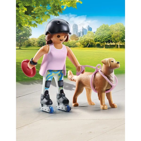 PLAYMOBIL MY LIFE SKATER WITH RETRIEVER