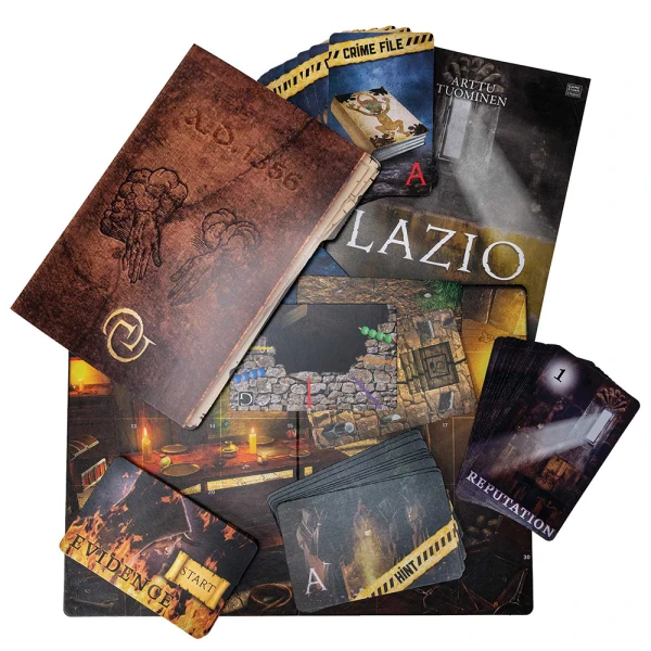 AS GAMES ΕΠΙΤΡΑΠΕΖΙΟ ΠΑΙΧΝΙΔΙ CRIME SCENE LAZIO 1356 ΓΙΑ ΗΛΙΚΙΕΣ 18+ ΧΡΟΝΩΝ ΚΑΙ 1+ ΠΑΙΚΤΕΣ