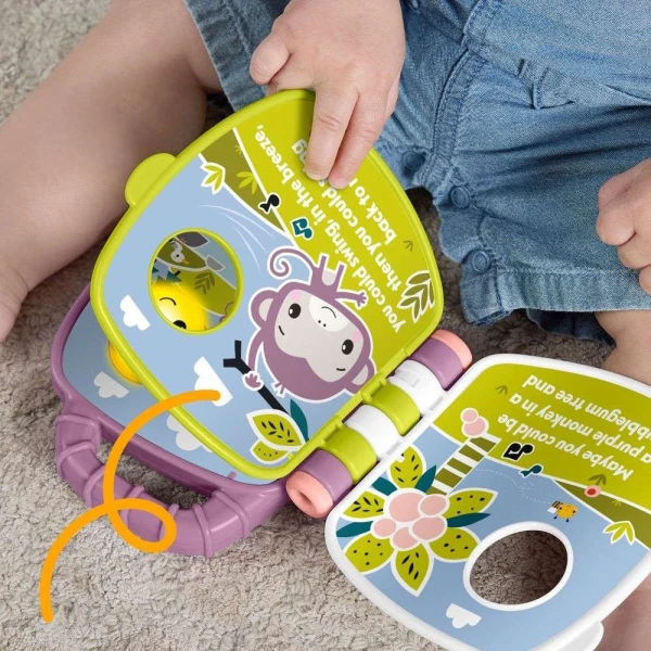 FISHER PRICE ΜΟΥΣΙΚΟ ΒΙΒΛΙΑΡΑΚΙ ΜΑΪΜΟΥΔΑΚΙ