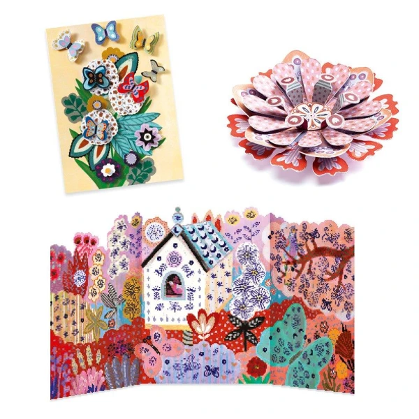 DJECO CREATIVE ACTIVITIES - FLOWER GARDEN
