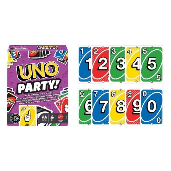 FAMILY TABLE GAME NEW UNO PARTY