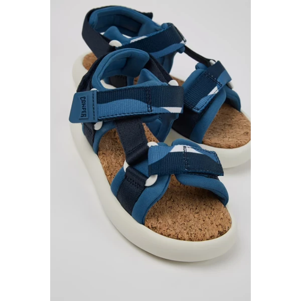 CAMPER KIDS SANDALS PELOTAS MULTICOLOR BLUE