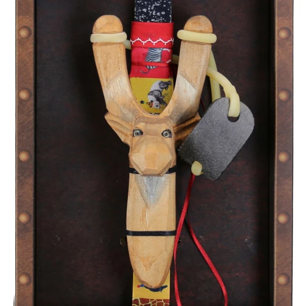 SYNCHRONIA HANDMADE CANDLE 30 cm SLINGSHOT MOOSE