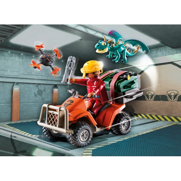 PLAYMOBIL DRAGONS THE NINE REALMS ICARIS QUAD WITH PHIL