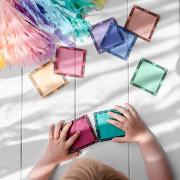CONNETIX MAGNETIC TILES PASTEL CREATIVE PACK 120 pcs