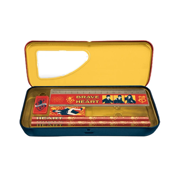 METAL FILLED PENCIL CASE RED HARRY POTTER