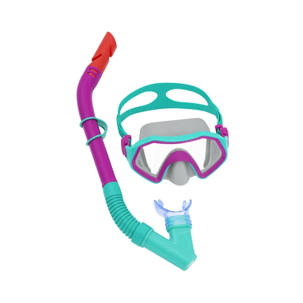 BESTWAY SET MASK WITH SNORKEL & FINS PINK