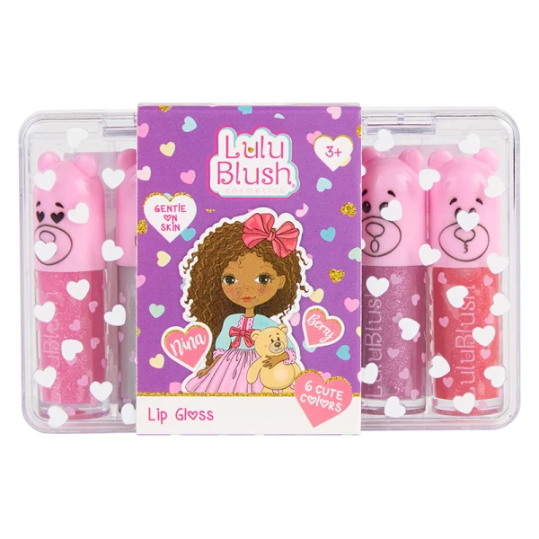 LULU BLUSH ΣΕΤ LIP GLOSS ΒΑΣΗ ΝΕΡΟΥ 6 τεμ.