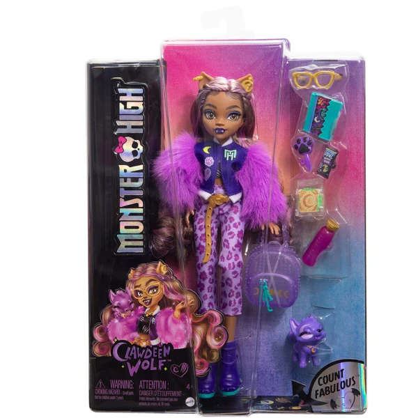 MONSTER HIGH ΚΟΥΚΛΑ CLAWDEEN WOLF