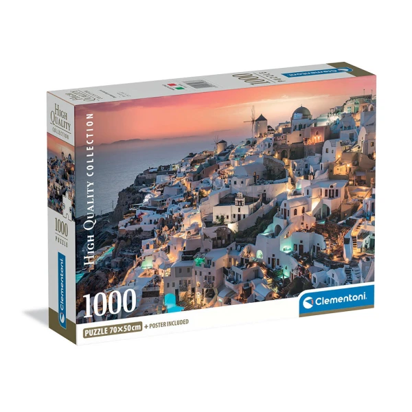 CLEMENTONI ΠΑΖΛ H.Q. ΑΠΟΧΡΩΣΕΙΣ ΤΗΣ ΣΑΝΤΟΡΙΝΗΣ 1000 τεμ.