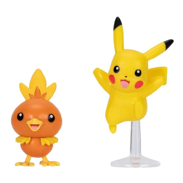 POKEMON FIGURES FIRST PARTNER - PIKACHU AND TORCHIC