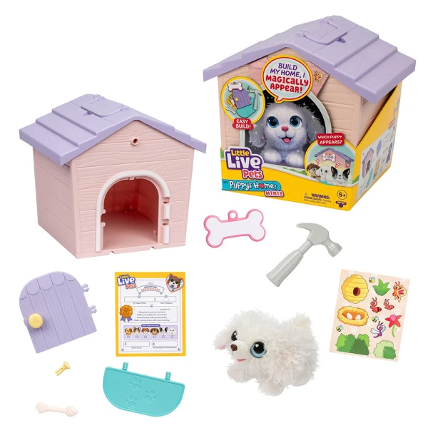LITTLE LIVE PETS MY PUPPY\'S HOME WITH SURPRISE PUPPY - 2 DESIGNS