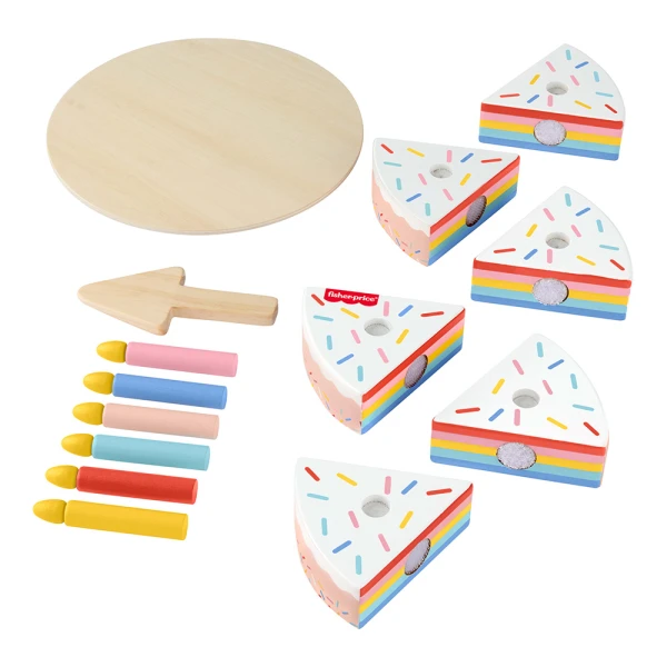 FISHER PRICE WOODEN CAKE