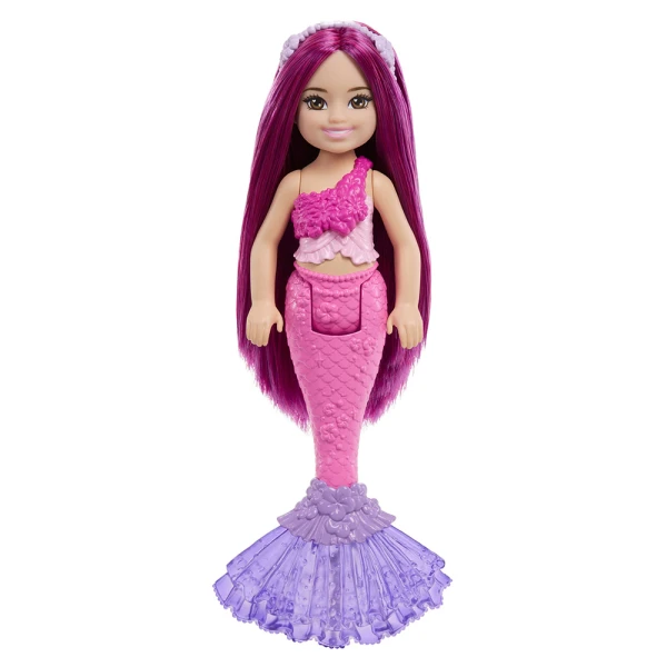 BARBIE CHELSEA DOLL FAIRYTALE WORLD - MERMAID WITH PINK HAIR