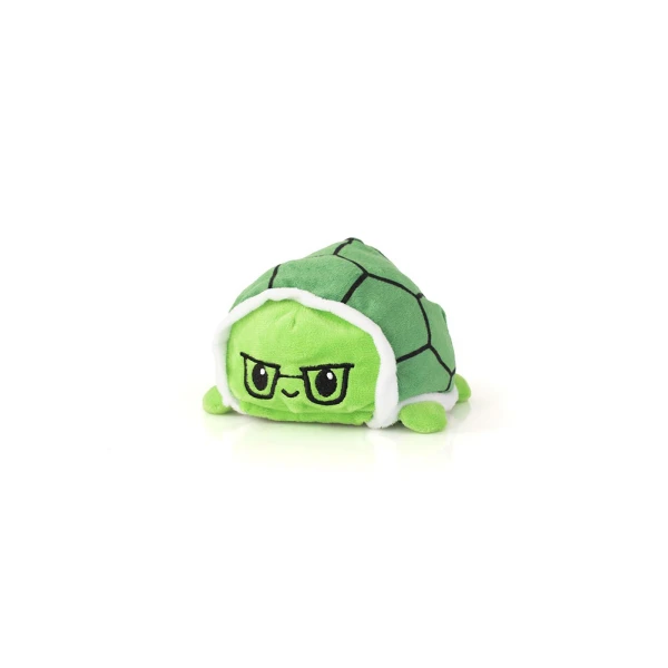 PLUSH TURTLE WITH GLASSES FLIPETS 15 cm MOOD CHANGING