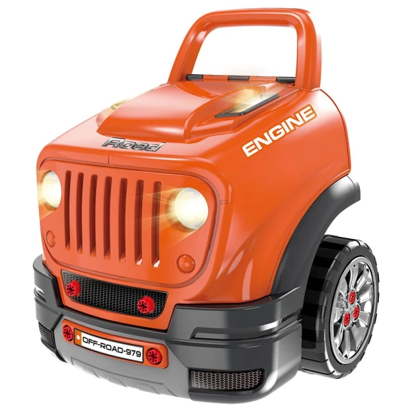 ENGINE WORKSHOP MOTOR MASTER WITH LIGHTS AND SOUND ORANGE