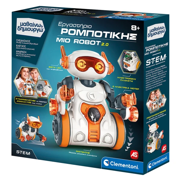 SCIENCE AND PLAY ROBOTICS EDUCATIONAL GAME ROBOTICS LABORATORY MIO ROBOT FOR AGES 8+
