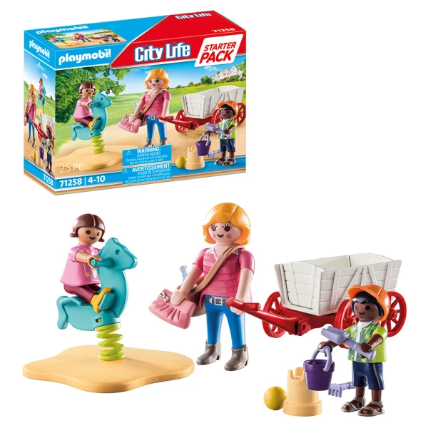 PLAYMOBIL CITY LIFE STARTER PACK ΝΗΠΙΑΓΩΓΟΣ ΜΕ ΠΑΙΔΑΚΙ ΚΑΙ ΚΑΡΟΤΣΑΚΙ
