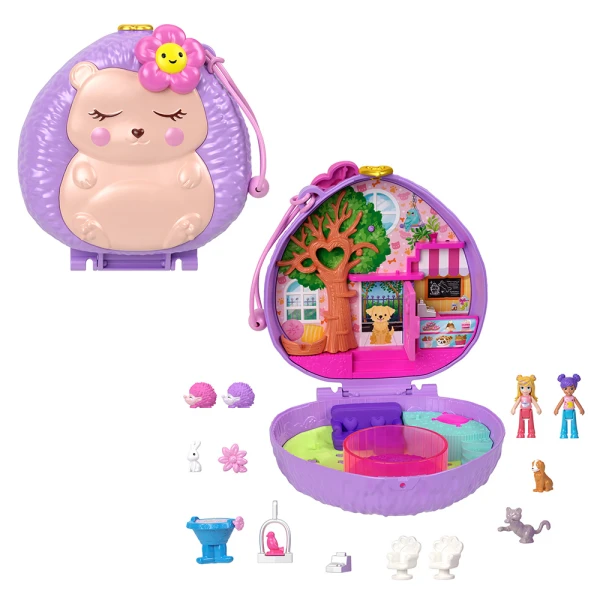 POLLY POCKET POLLY\'S WORLD - SET HEDGEHOG COFFEE SHOP