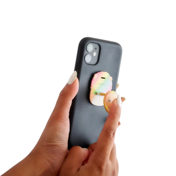 SQUISHMALLOWS UNIVERSAL PHONE GRIP & ΒΑΣΗ ΣΤΗΡΙΞΗΣ - LEONARD THE LION