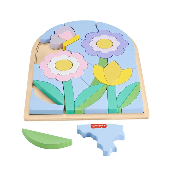 FISHER PRICE ΞΥΛΙΝΟ ΠΑΖΛ 38 τεμ. ΛΟΥΛΟΥΔΙΑ