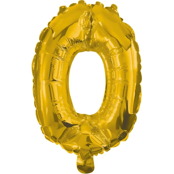 BALLOON GOLD FOIL 10 cm No 0