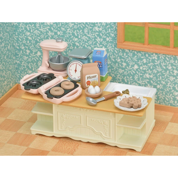 THE SYLVANIAN FAMILIES KITCHEN ISLAND 5442