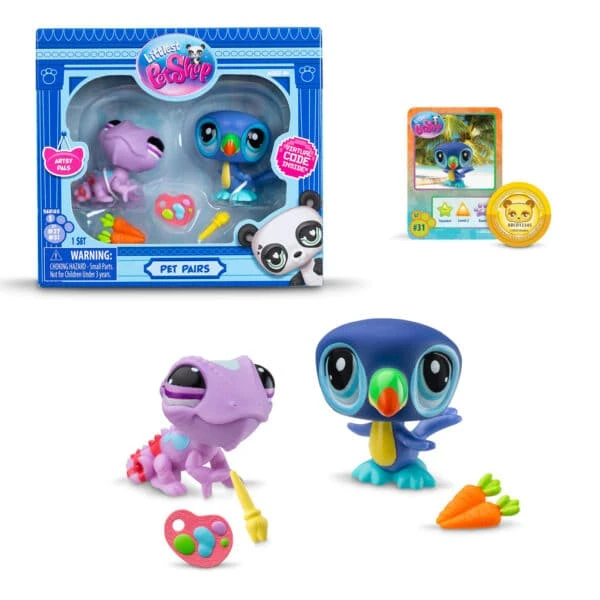 LITTLEST PETSHOP ΦΙΓΟΥΡΕΣ 2 τμχ. W1 - ARTSY PALS