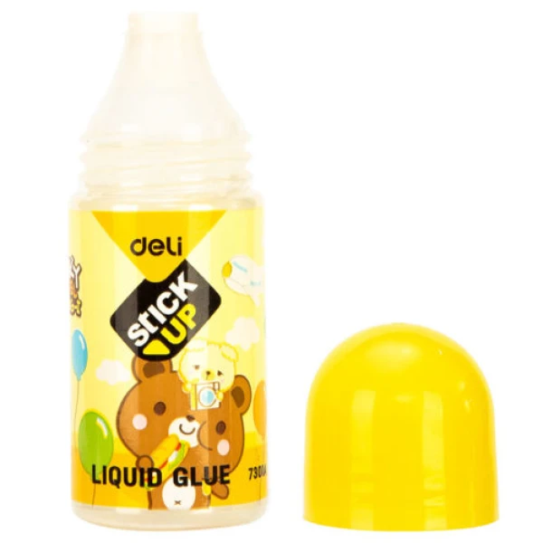 DELI LIQUID GLUE 35ml STICK UP E7301A - 3 COLOURS