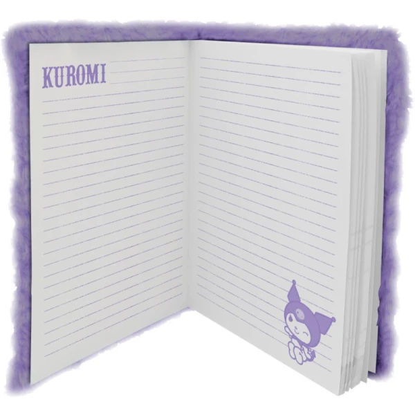 PLUSH NOTEBOOK A5 KUROMI