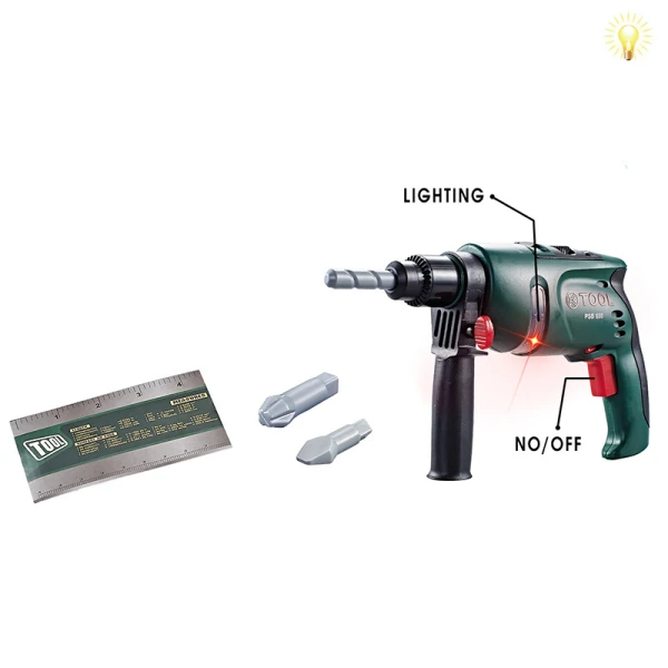 PERCUSSIVE DRILL WITH LIGHT