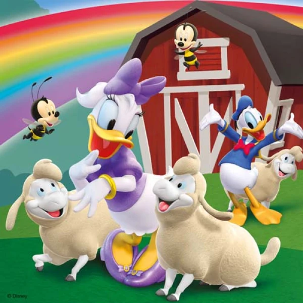 RAVENSBURGER PUZZLE 3x49 ALL LOVE THE MICKEY