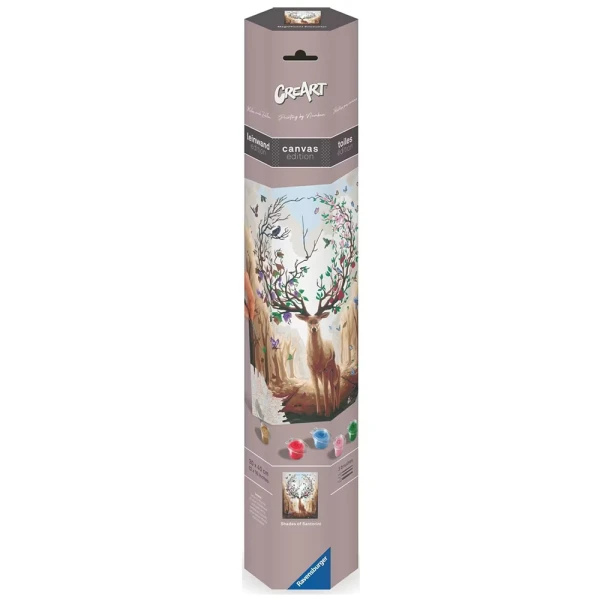 RAVENSBURGER PAINT BY NUMBERS CREART CANVAS DEER