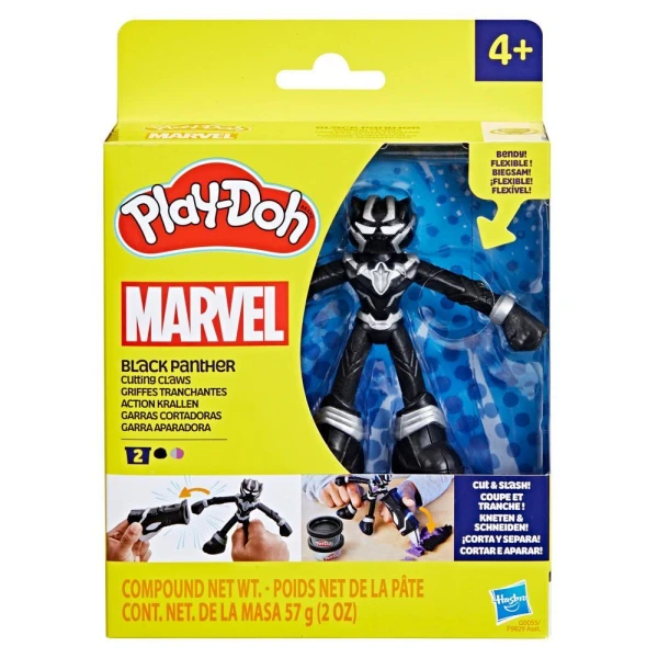 PLAY-DOH ΣΕΤ ΠΑΙΧΝΙΔΙΟΥ BLACK PANTHER CUTTING CLAWS