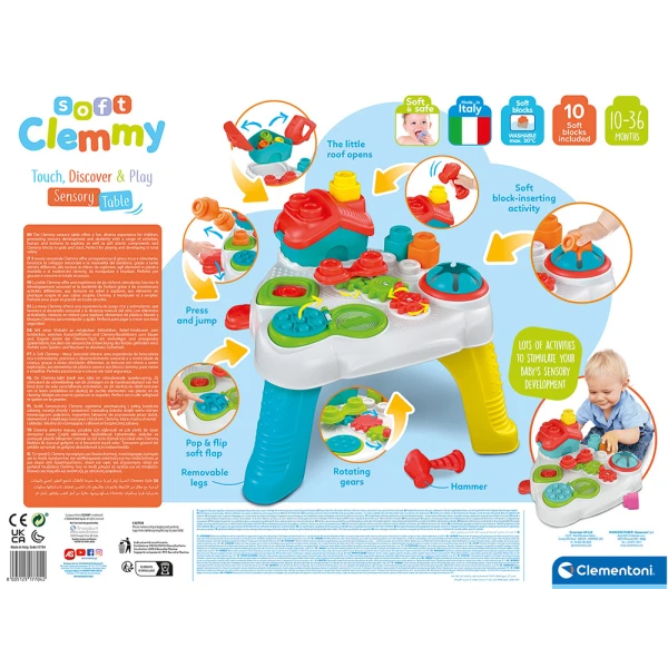 SOFT CLEMMY ΑΙΣΘΗΤΗΡΙΑΚΟ ΤΡΑΠΕΖΙ ΓΙΑ 12-36 ΜΗΝΩΝ 