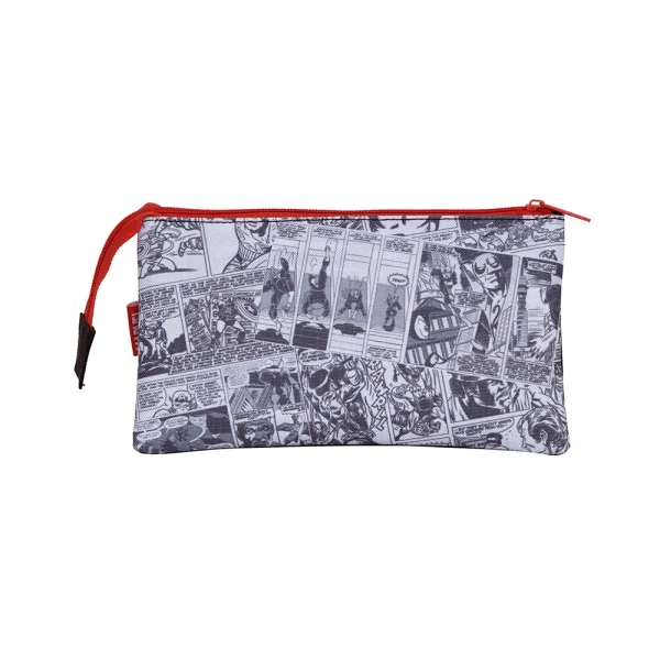 TRIPLE PENCIL CASE MARVEL 21Χ11X3.5 cm