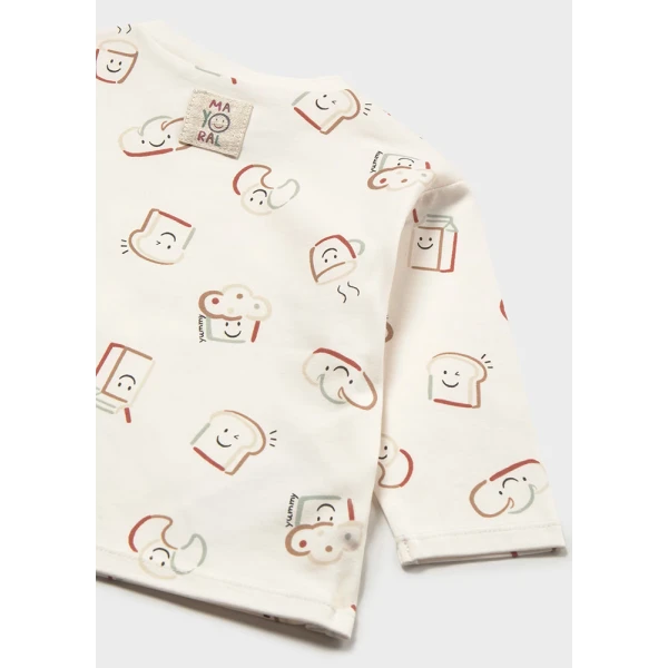 MAYORAL T-SHIRT LONG SLEEVES MULTICOLOUR